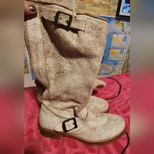 Frye distressed boots size 9